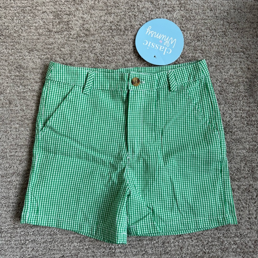 NWT Classic Whimsy Boy’s Green Shorts, size 6